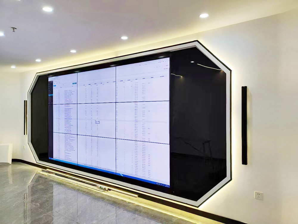 触拓CHUTO分享：55寸高清4K液晶拼接屏，打造震撼企业展厅展示项目