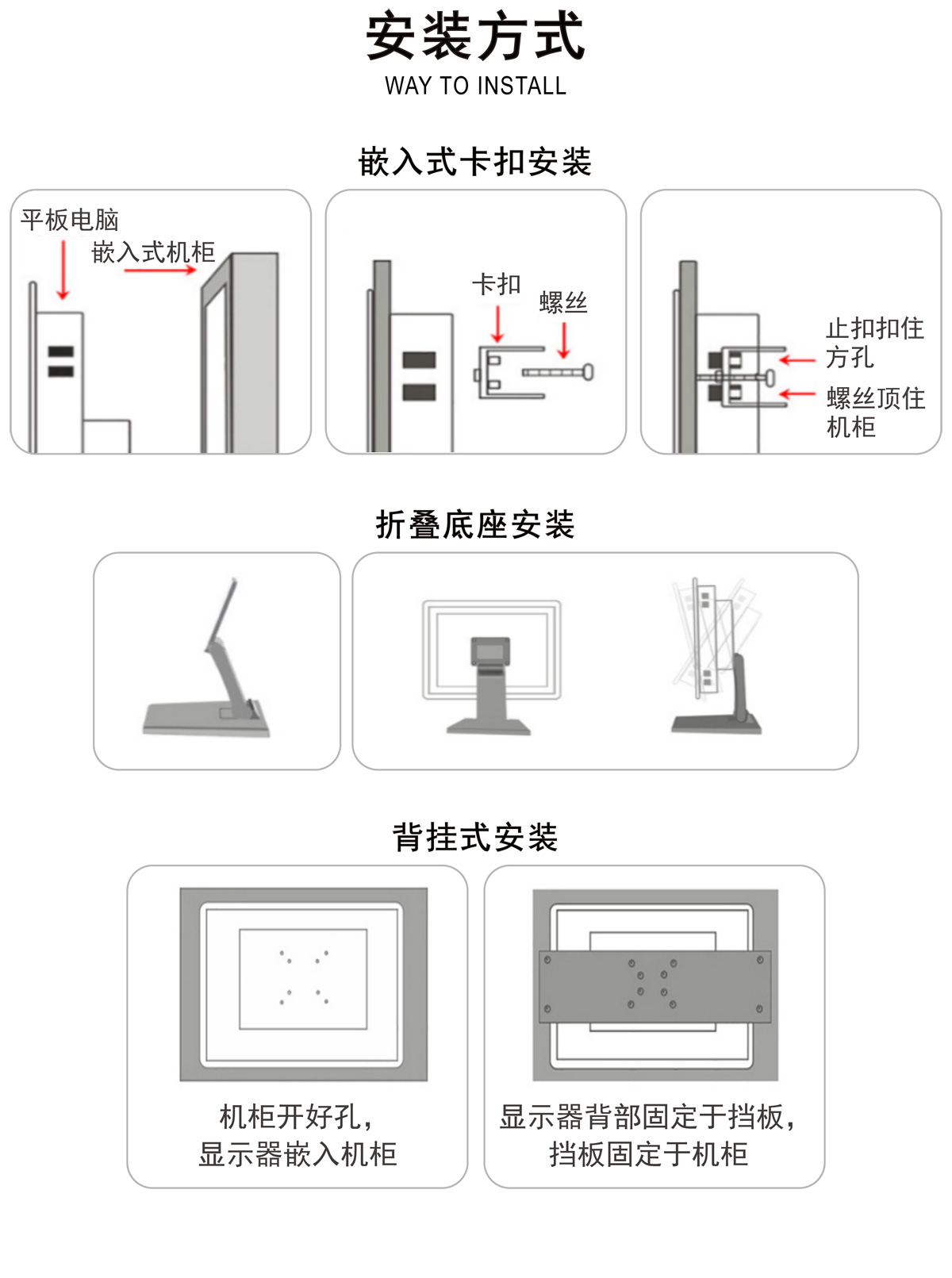 10.4寸、12.1寸、15寸、17寸、19寸工控一体机（方屏）(图5)