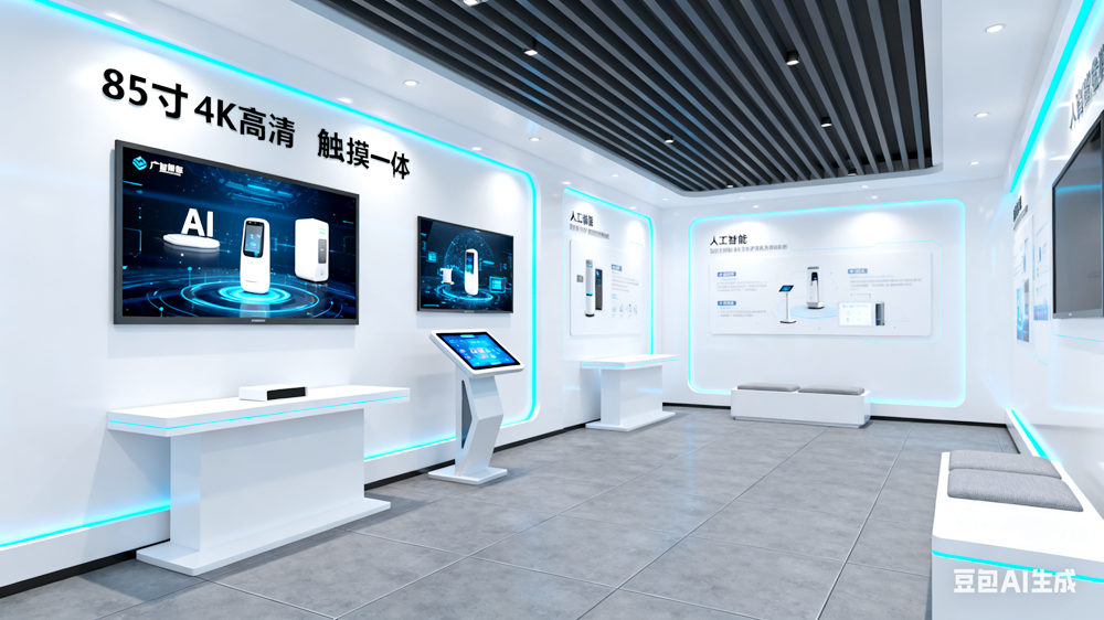 ​人工智能体验店触拓 “触摸屏 + 标牌 + 满天星发布系统” 打造全交互展示生态