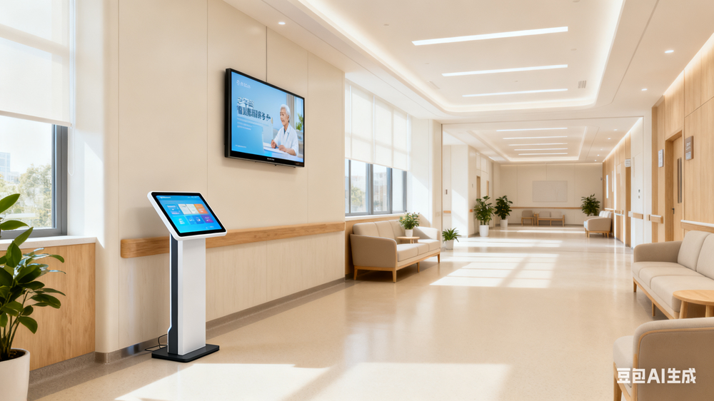 银发经济 触拓 “标牌 + 触摸屏 + 满天星发布系统” 升级智慧康养中心服务