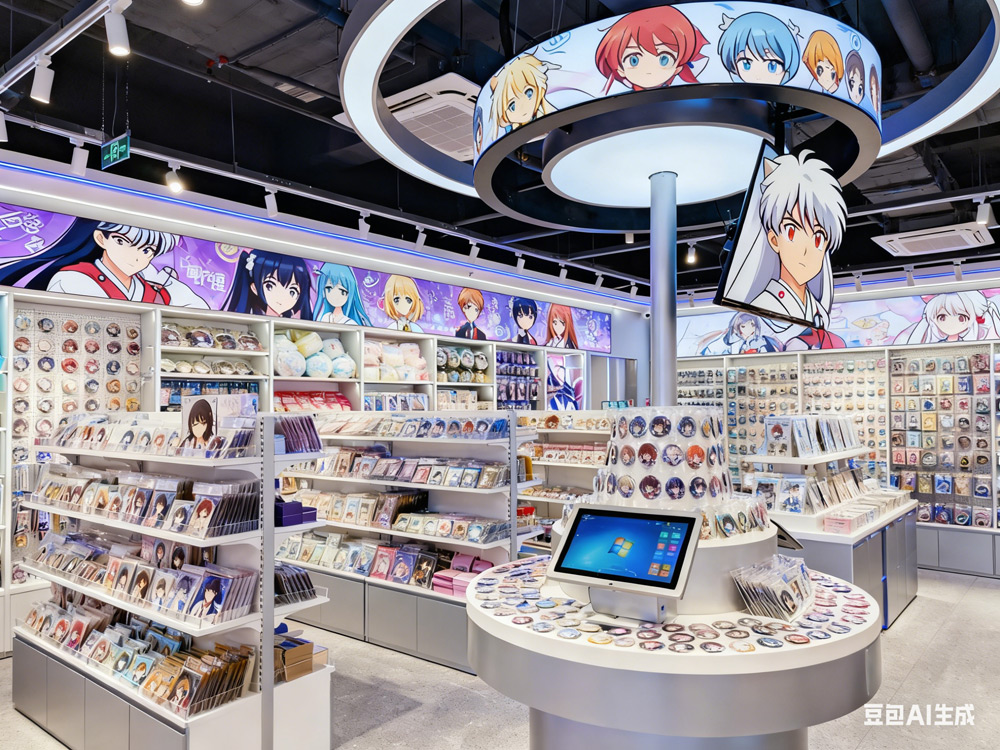 圈层共鸣！触拓科技广告机赋能谷子店打造 Z 世代社交地标