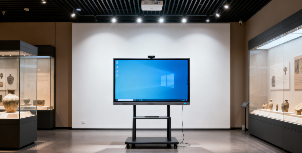 美术馆新网红！触拓科技数字标牌广告机解锁沉浸式看展新体验(图2)