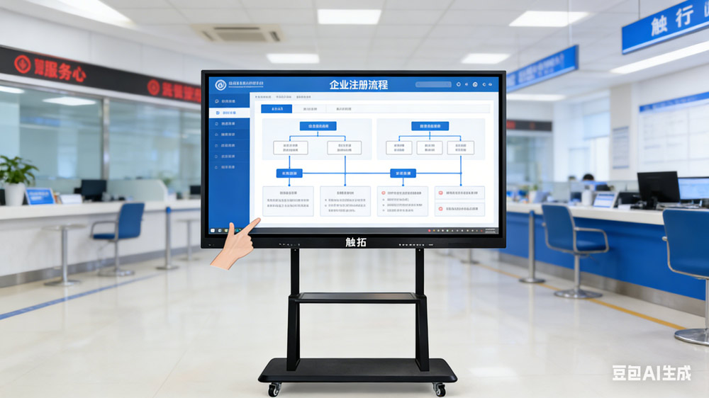 政务信创：触拓科技国产化教学会议一体机，赋能数字政府高效协同新生态(图1)