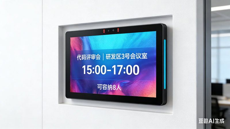 政务办公 “智行之序”：触拓科技信创会议预约屏，筑安全高效的协作防线