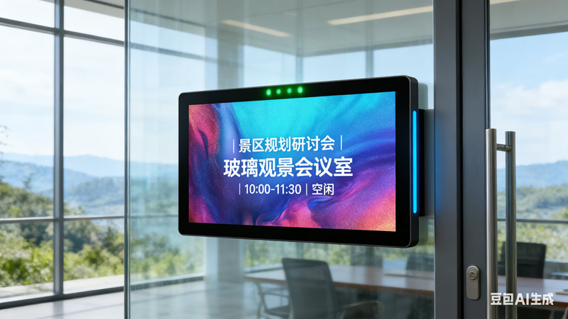 匠心工艺遇见智能科技：触拓会议门牌的细节之美(图2)