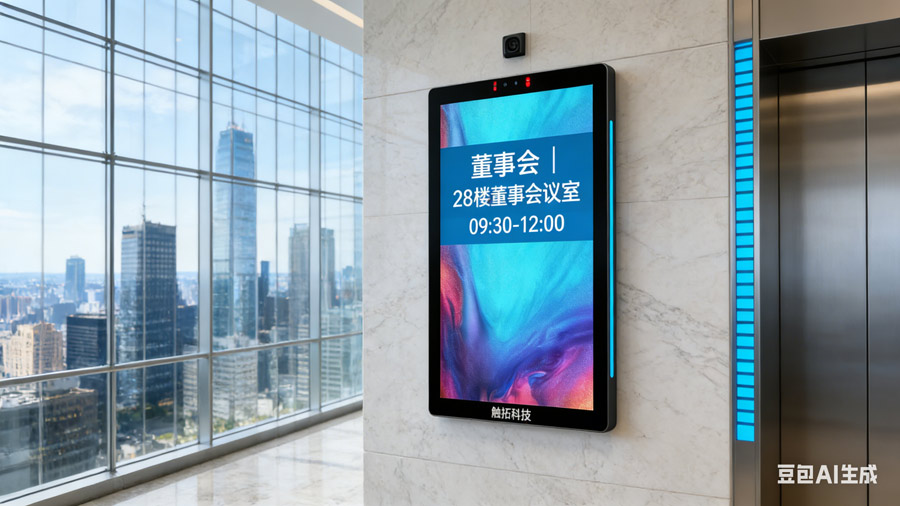 跨国协作 “无界之桥”：触拓科技多语言会议预约屏，链接全球办公协同