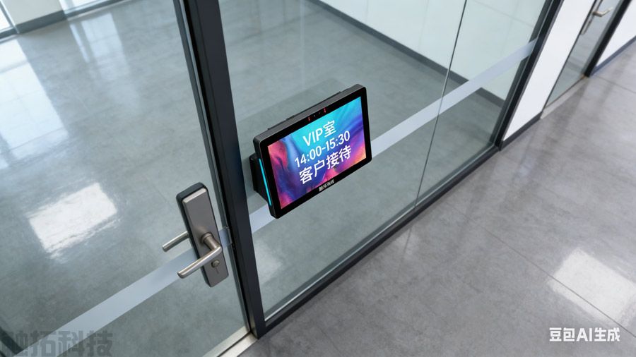 不止于会议室：触拓 15.6 寸会议预约屏，是全场景的 “智能入口”