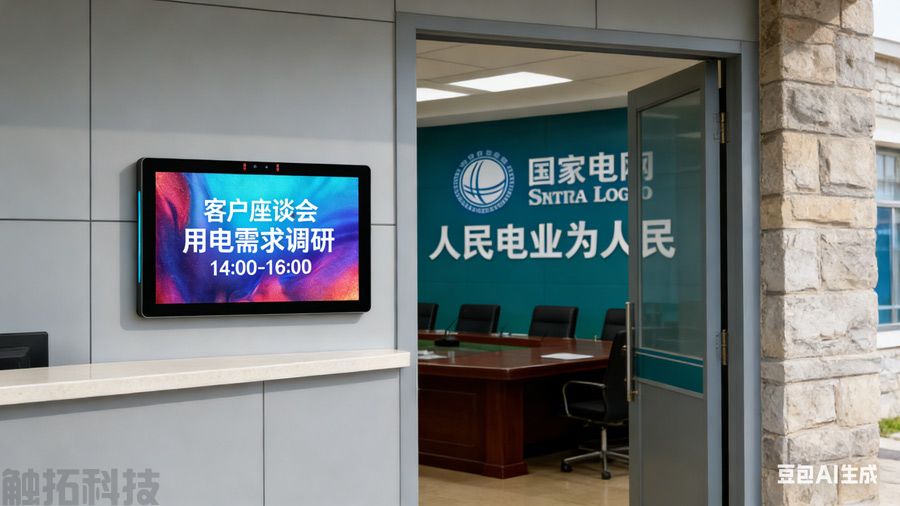 触拓会议预约电子门牌赋能产业升级，支持信创国产化后端服务器(图4)