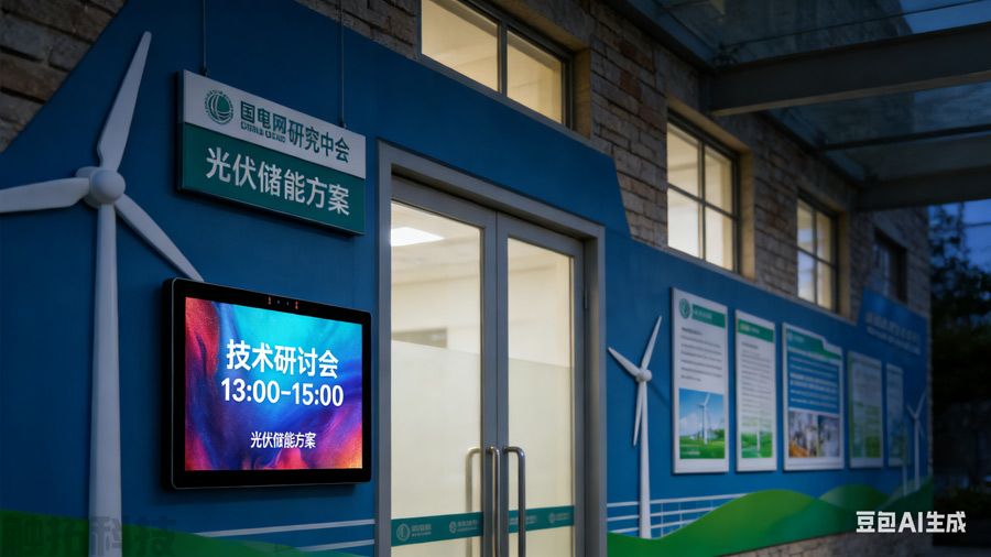 国家电网——调度有矩，触拓会议预约屏展现办公新序章