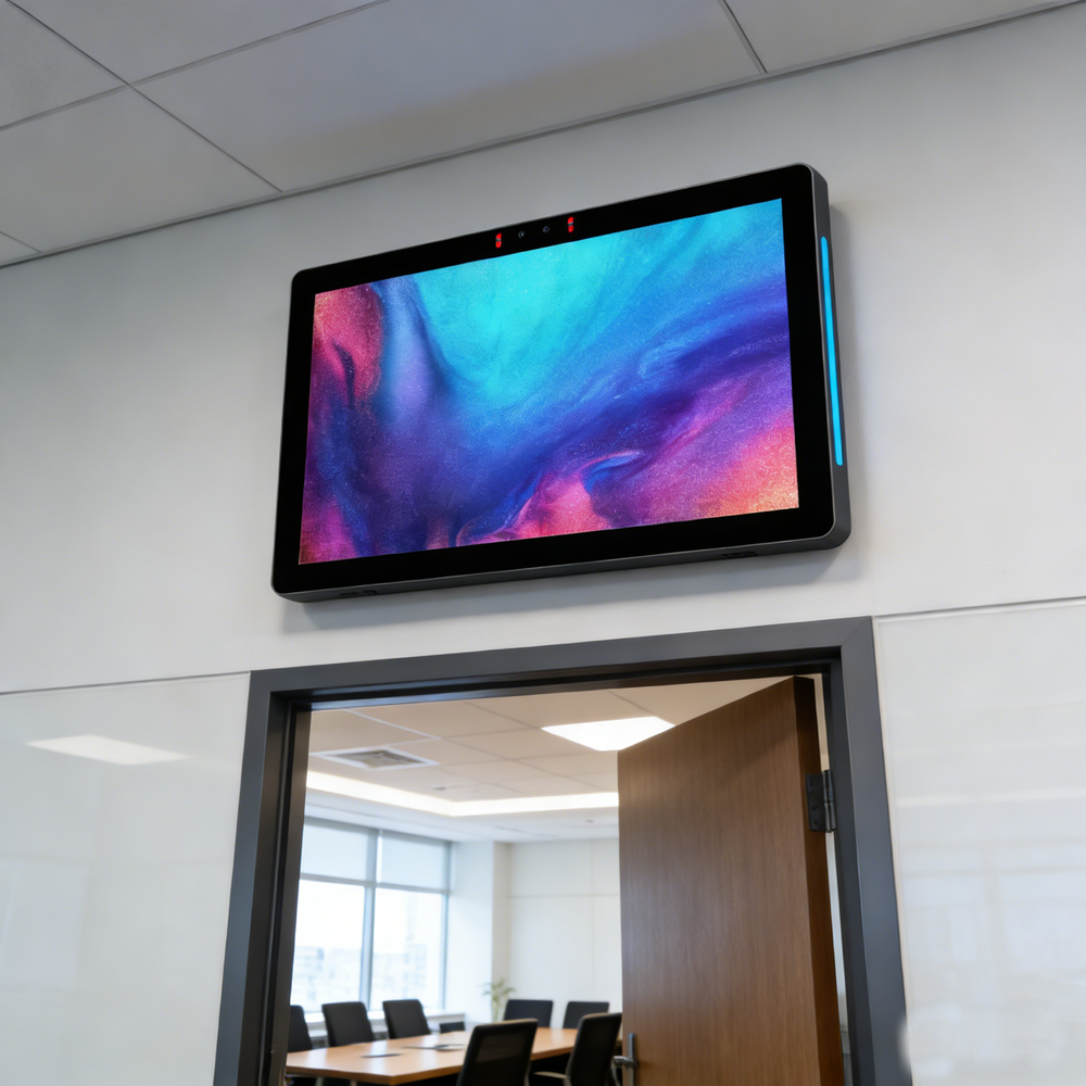 浙江写字楼会议室管理痛点破解｜触拓会议预约系统+门牌，规范管理更高效