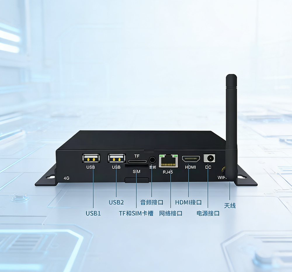 触拓（CHUTO）广告机播放盒 多场景适配的商用数字标牌核心