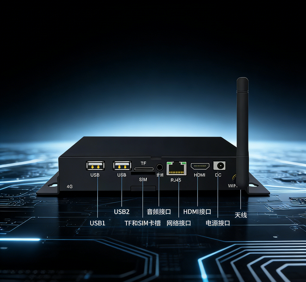 触拓CT-BOX3566MTX广告机播放盒 商用显示的高性能核心之选