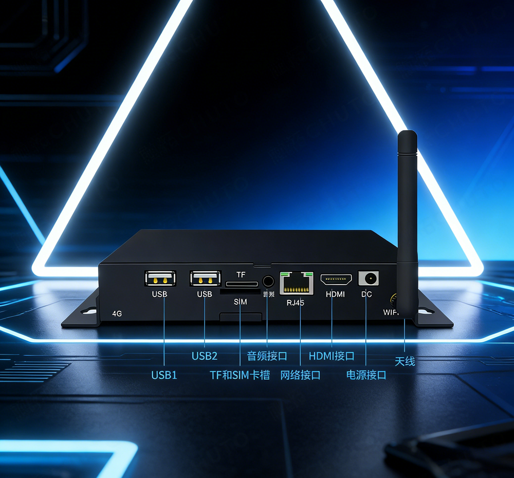 触拓 CT-BOX3566MTX 广告机播放盒 商用场景的高效信息发布解决方案 ​(图1)