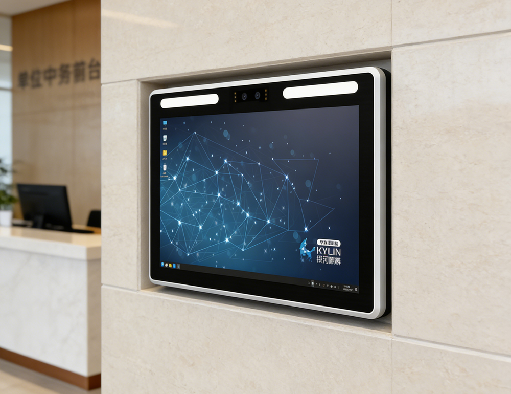 国产化赋能安防升级！银河麒麟人脸识别一体机新品上市，重塑智能身份核验新标杆 ​(图3)