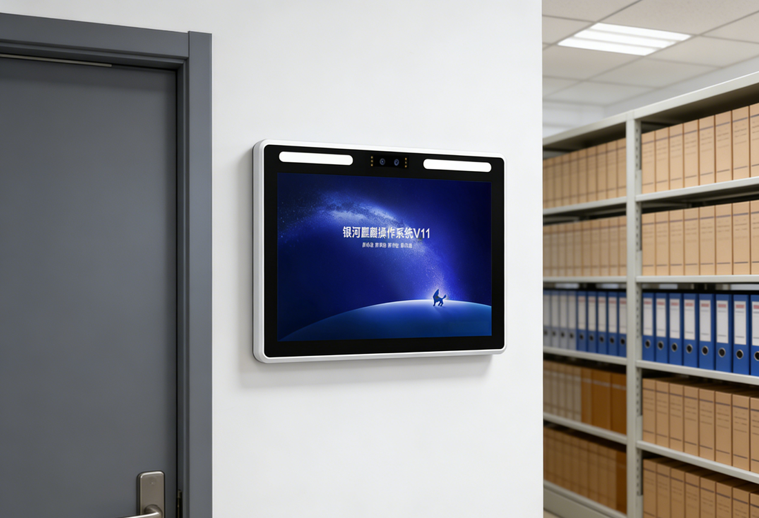 触拓（CHUTO）银河麒麟V11人脸识别一体机守护身份核验安全 ​(图1)