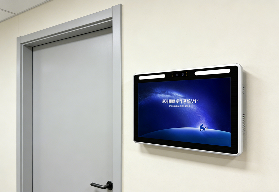 触拓（CHUTO）政企优选 银河麒麟V11人脸识别一体机安全高效 ​(图1)