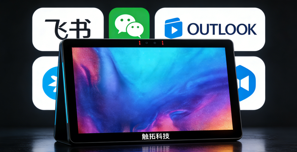 告别纸质门牌乱象，触拓科技智能会议门牌，让办公高效更有温度(图3)