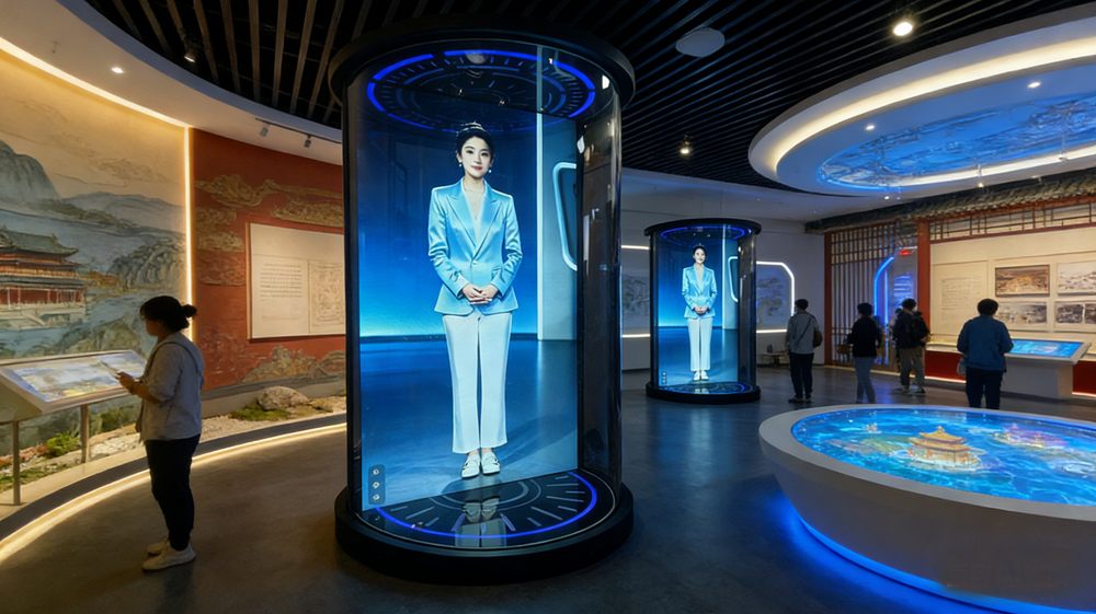 精工铸品·智耀全场 触拓（CHUTO）AI数字人全息仓新品发布