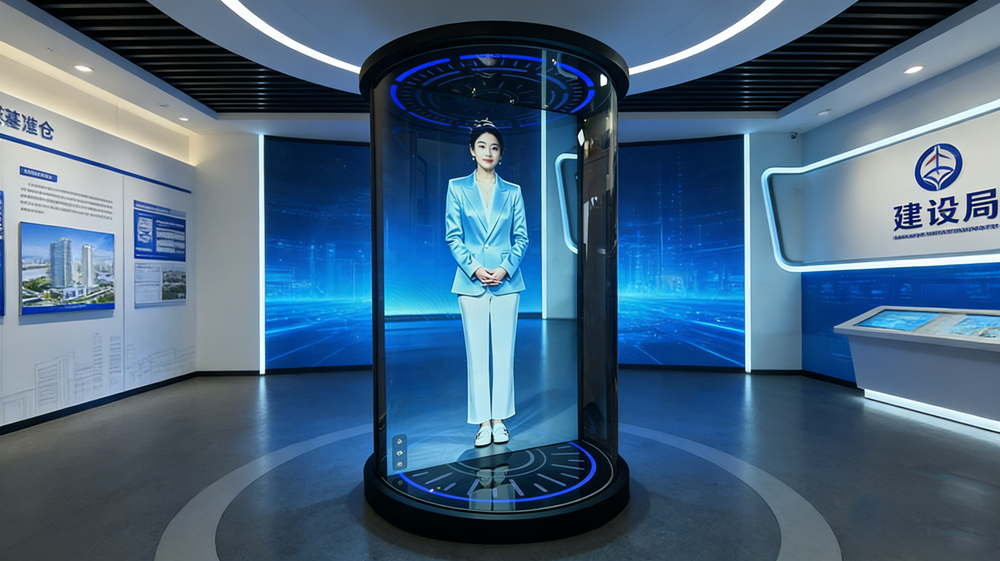 43寸 AI 虚拟人全息柜 | 高亮透明互动终端(图20)
