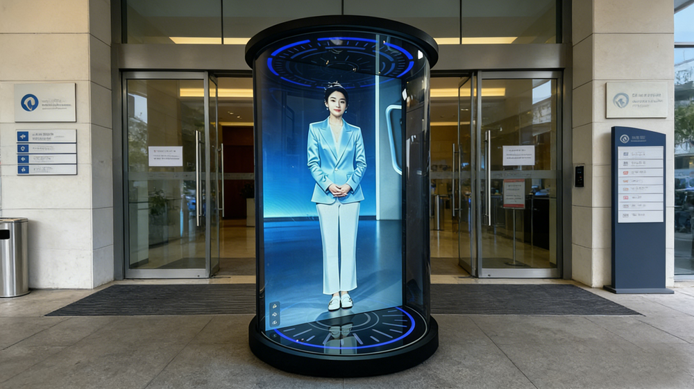 触拓(CHUTO) AI数字人全息仓：引领商用智能交互展示新变革 ​(图3)