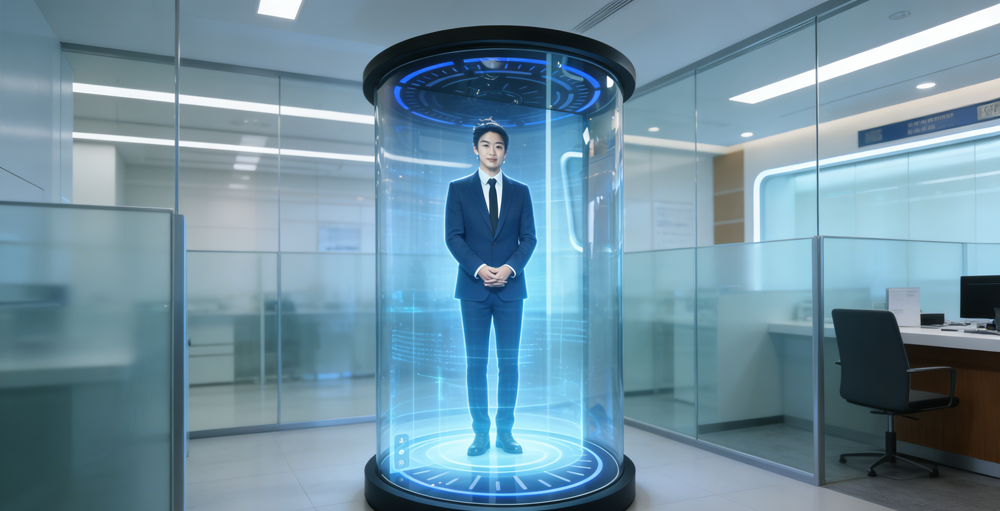 为什么行业里数字人全息舱几乎都主推 75 寸,而不是更小或更大?(图1) 为什么行业里数字人全息舱几乎都主推 75 寸,而不是更小或更大?(图1)