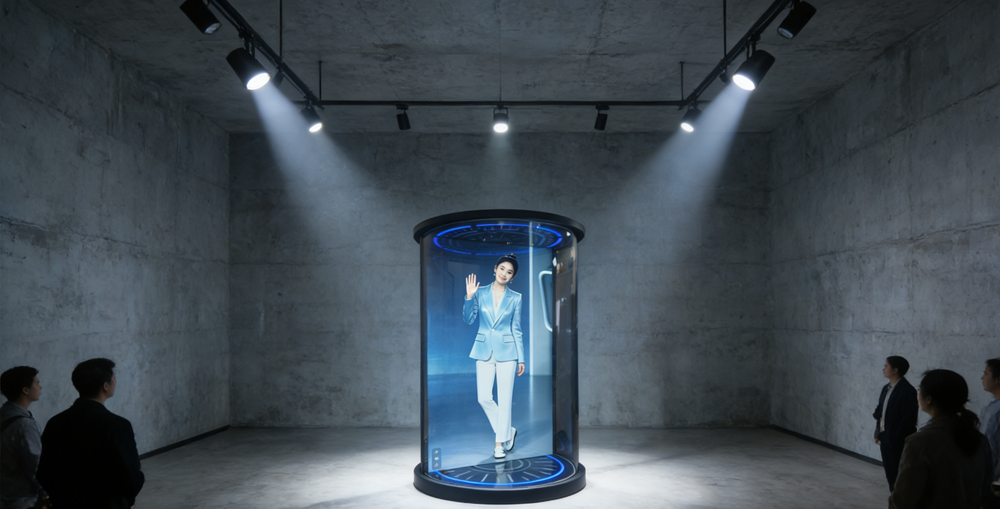 触拓(CHUTO) AI数字人全息舱整体解决方案
