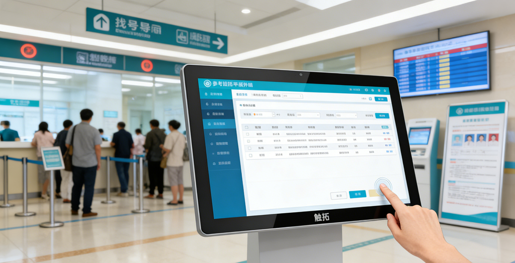 触拓（CHUTO）23.8英寸飞腾D2000查询一体机 数据展示终端