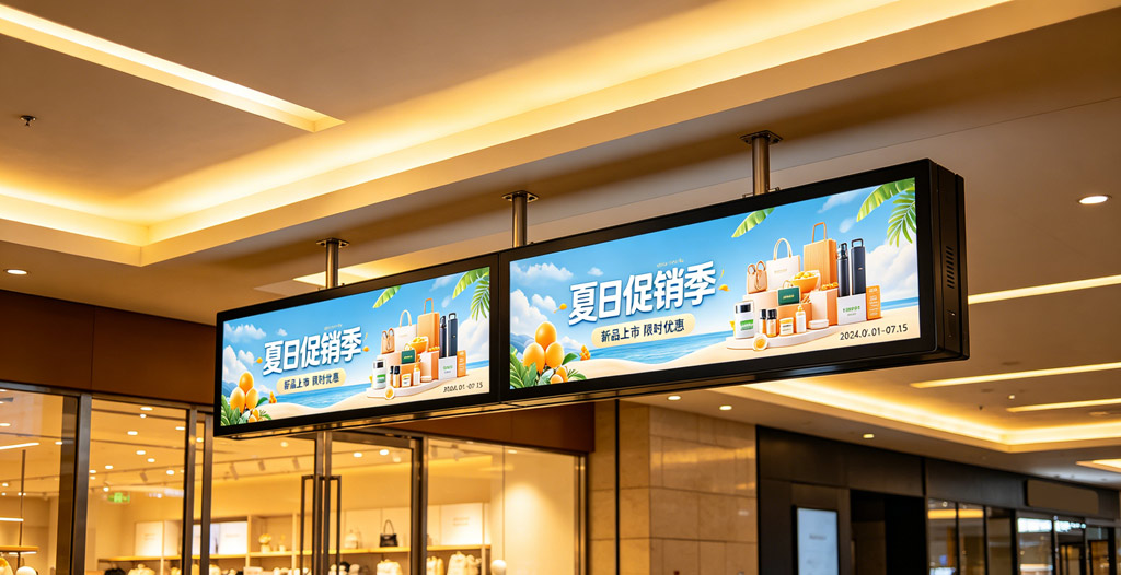 触拓 (CHUTO) 定制走廊屏 吊顶适配 工业级稳定工程专用显示(图1) 触拓 (CHUTO) 定制走廊屏 吊顶适配 工业级稳定工程专用显示(图1)