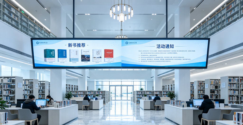 触拓 (CHUTO) 工业级双面走廊屏 吊顶安装 稳定耐用可定制