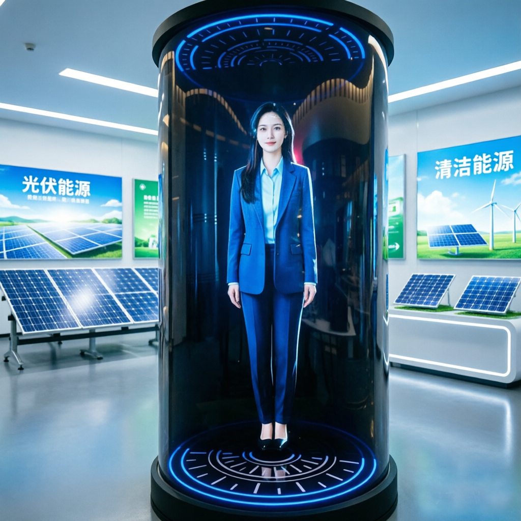 触拓科技|AI数字人全息舱搭载阿里千问，Ubuntu架构筑牢安全底座(图1)