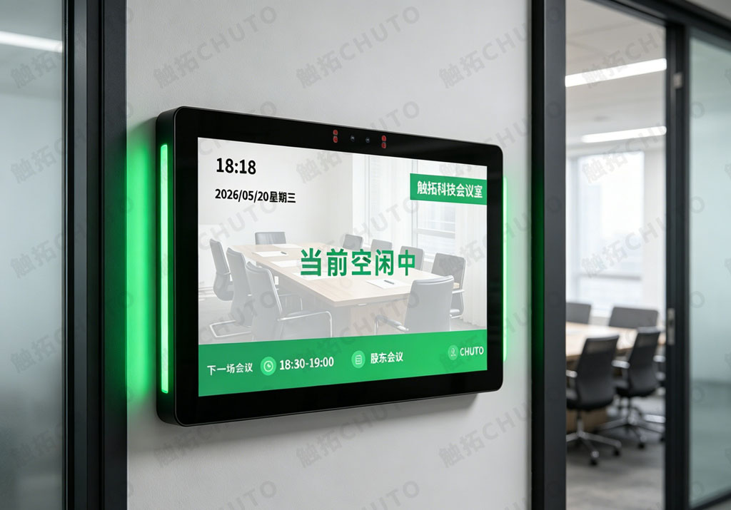 触拓新品发布 18.5 寸电子门牌如何助力智慧办公空间高效调度