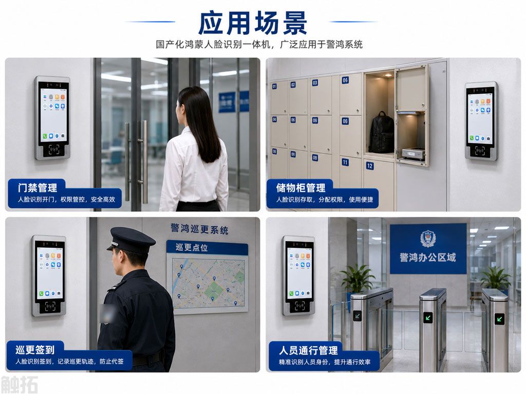 10.1寸鸿蒙人脸识别一体机(图5)