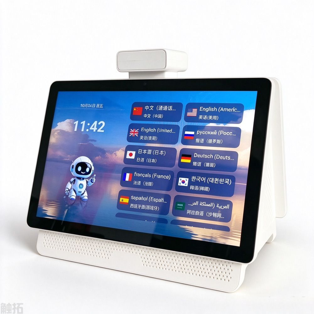 触拓科技10.1 英寸双屏 AI 翻译机｜打破语言壁垒，实现双向面对面高效沟通