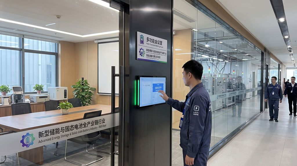 触拓科技|新型储能企业会议预约屏应用方案(图1) 触拓科技|新型储能企业会议预约屏应用方案(图1)